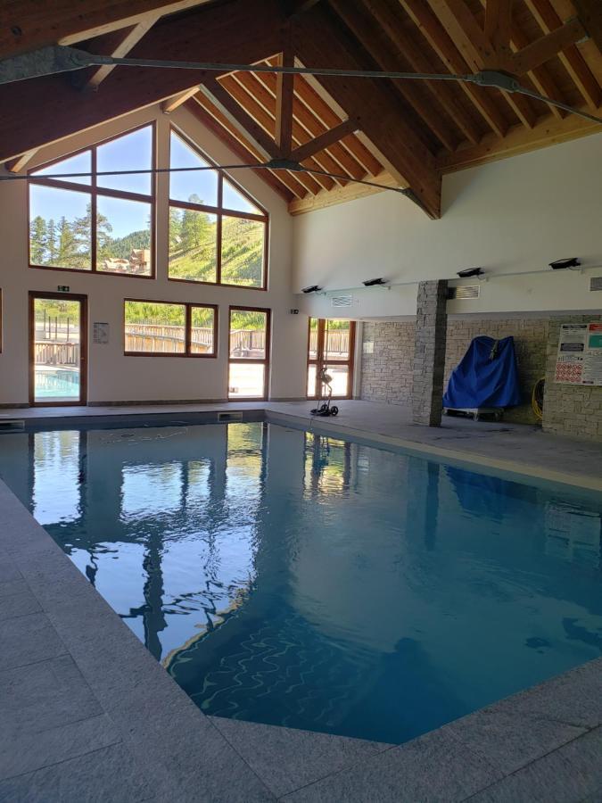 Apartamento Apt T3 en duplex Chalet des Rennes Vars 2000m Piscine intérieure et extérieure Exterior foto